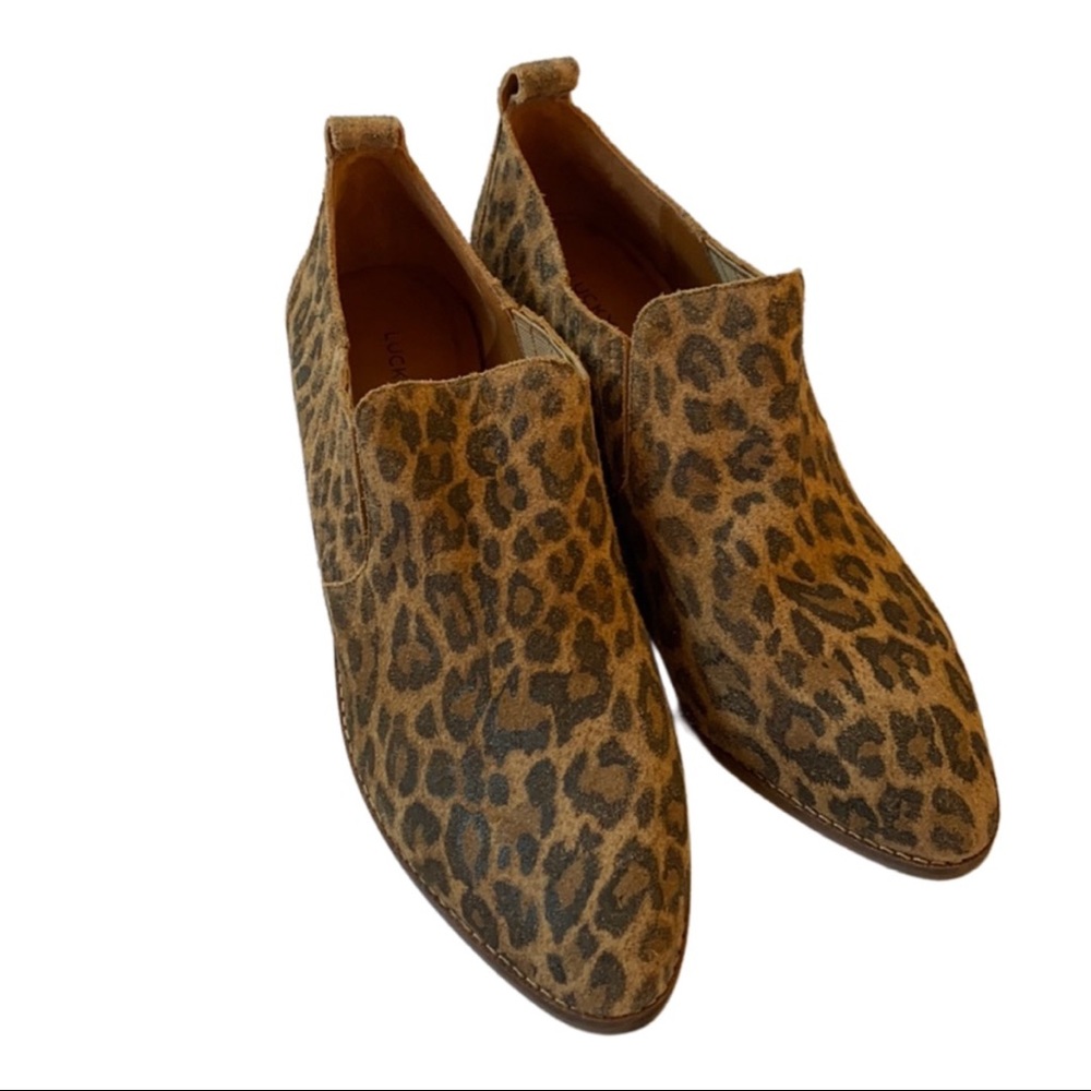 Lucky Brand NWOT Leopard Booties